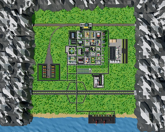 City overview left